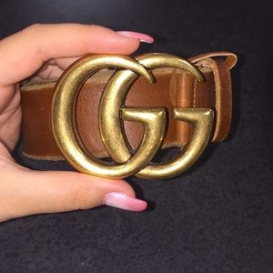 brow gucci belt